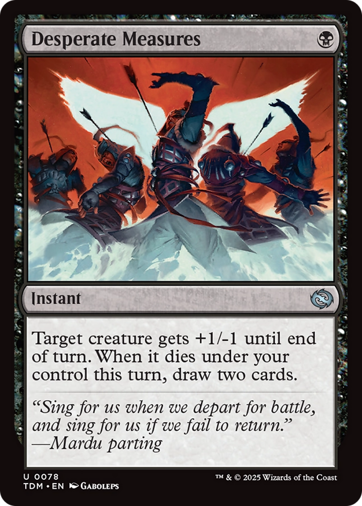 Desperate Measures [Tarkir: Dragonstorm] | Exor Games Bridgewater
