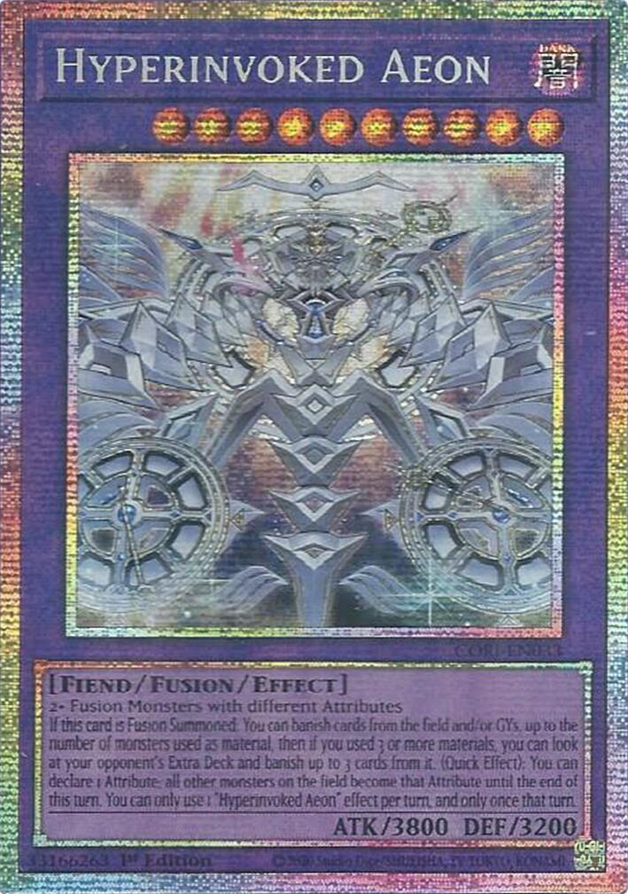 Hyperinvoked Aeon (Starlight Rare) [CORI-EN033] Starlight Rare | Exor Games Bridgewater