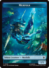 Merfolk // Doombot Double-Sided Token [Marvel Super Heroes Tokens] | Exor Games Bridgewater