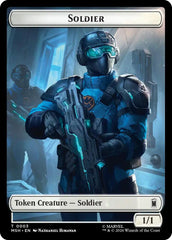 Villain // Soldier Double-Sided Token [Marvel Super Heroes Tokens] | Exor Games Bridgewater