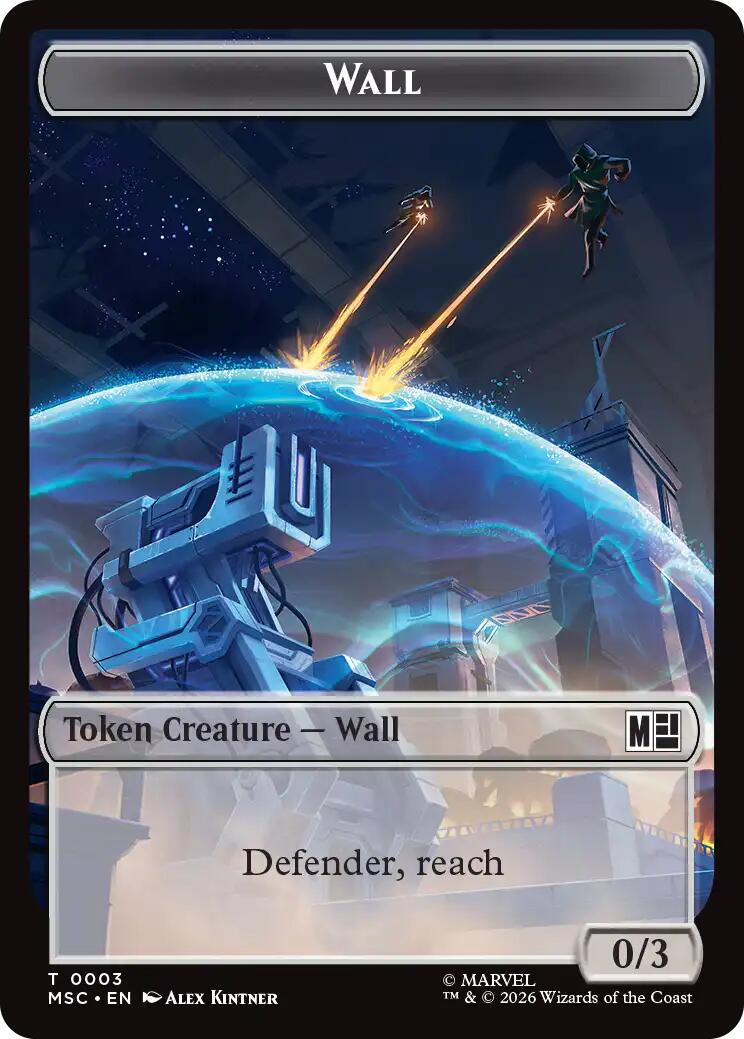 Wall // Council of Reeds Double-Sided Token [Marvel Super Heroes Commander Tokens] | Exor Games Bridgewater