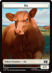 Ox // Vibranium Double-Sided Token [Marvel Super Heroes Commander Tokens] | Exor Games Bridgewater