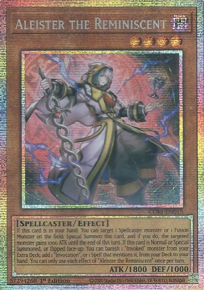 Aleister the Reminiscent (Starlight Rare) [CORI-EN015] Starlight Rare | Exor Games Bridgewater