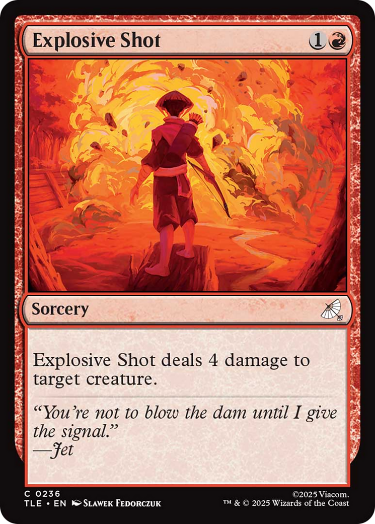 Explosive Shot [Avatar: The Last Airbender: Eternal-Legal] | Exor Games Bridgewater