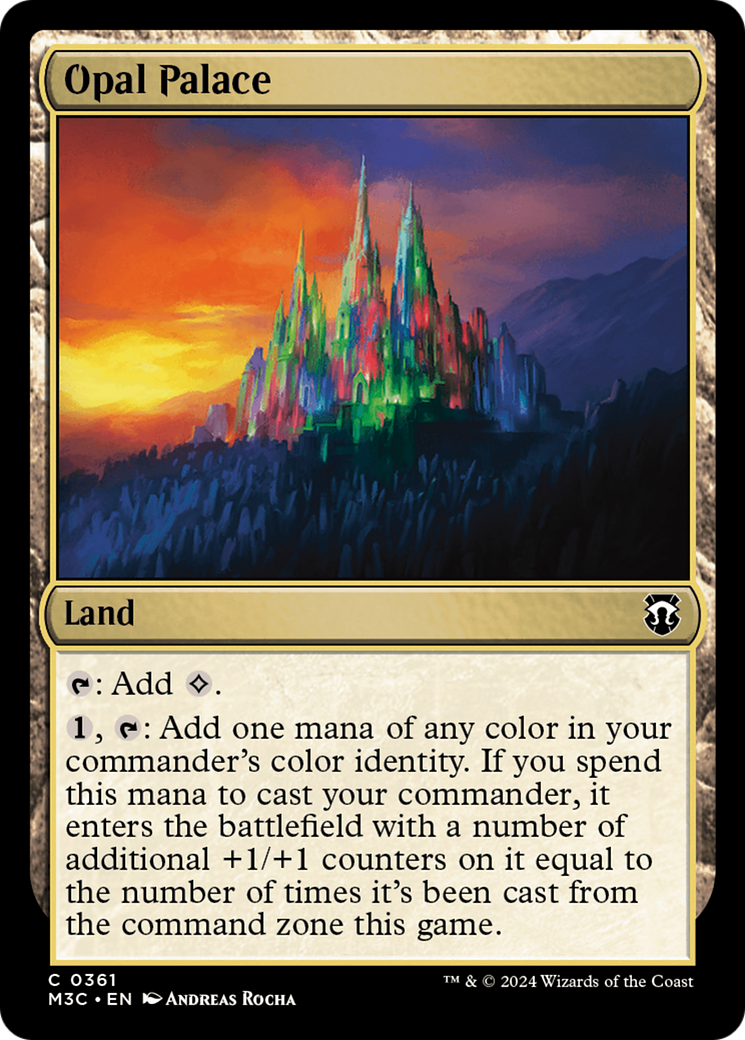 Opal Palace (Ripple Foil) [Modern Horizons 3 Commander] | Exor Games Bridgewater