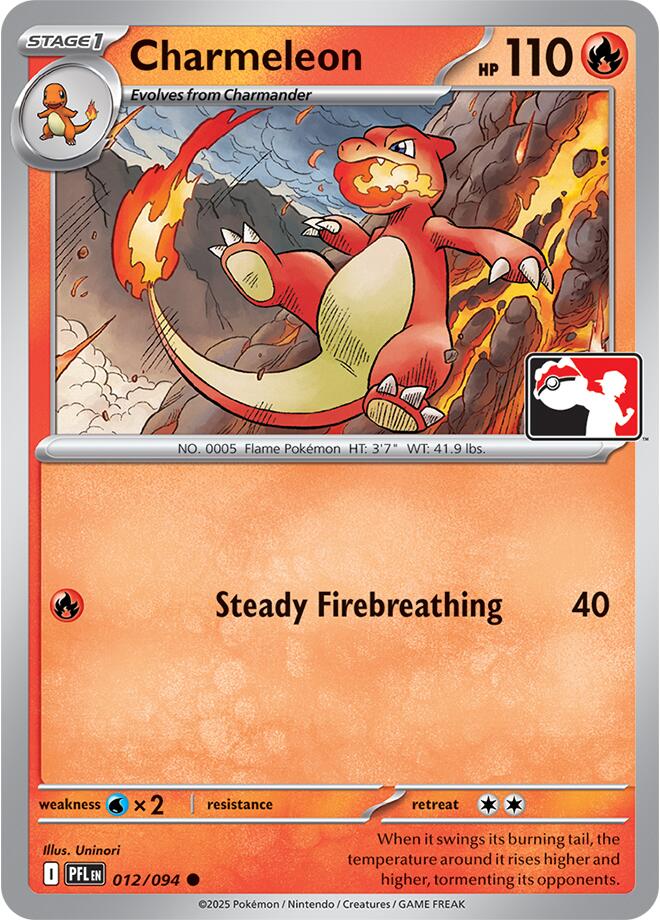 Charmeleon (012/094) [Prize Pack Series Nine] | Exor Games Bridgewater