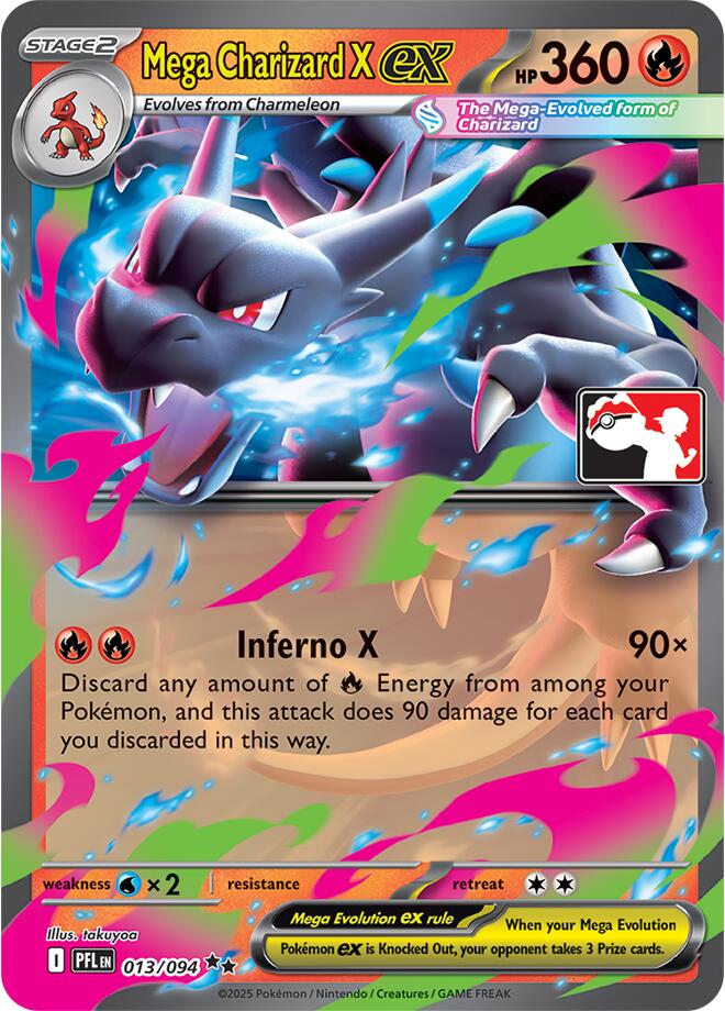 Mega Charizard X ex (013/094) [Prize Pack Series Nine] | Exor Games Bridgewater