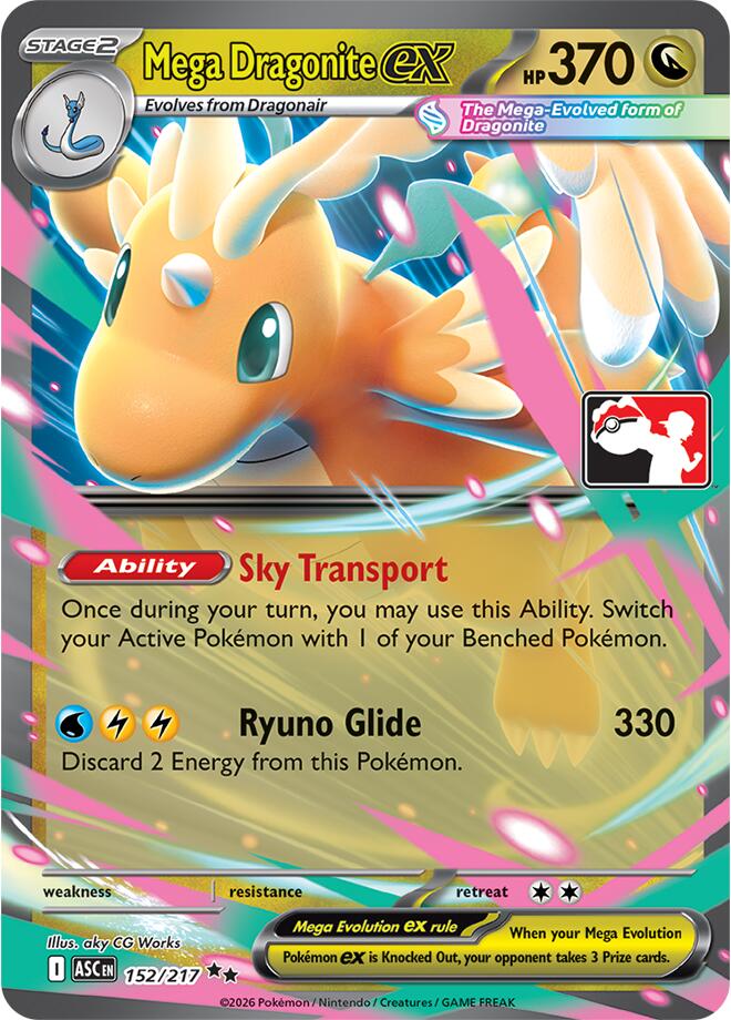 Mega Dragonite ex (152/217) [Prize Pack Series Nine] | Exor Games Bridgewater