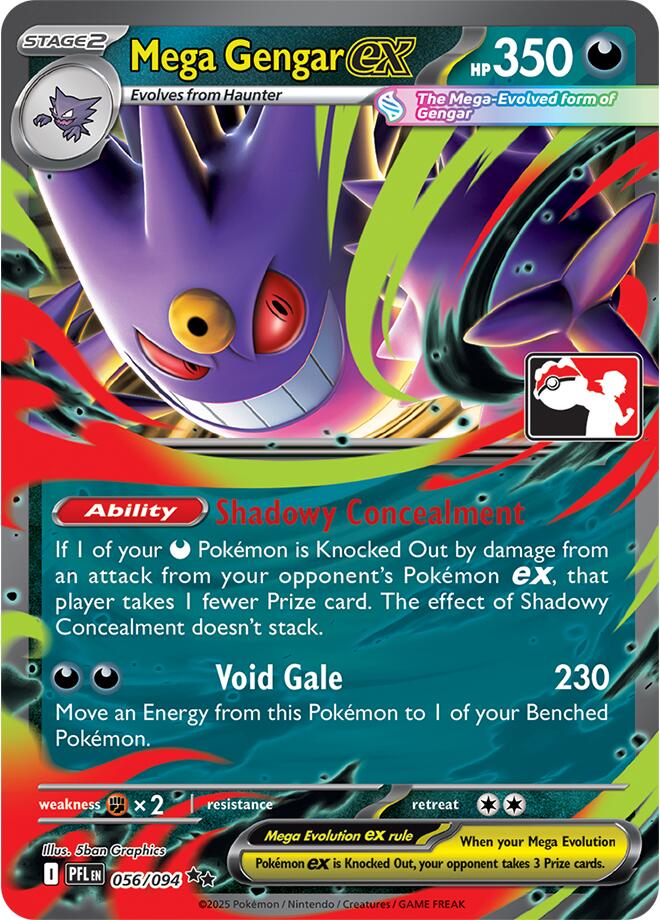 Mega Gengar ex (056/094) [Prize Pack Series Nine] | Exor Games Bridgewater