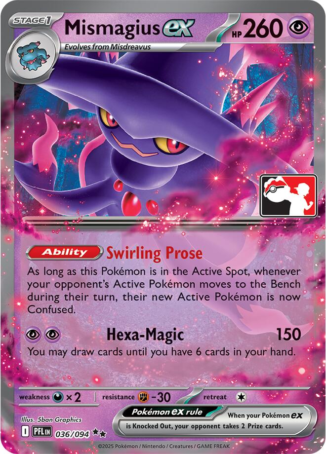Mismagius ex (036/094) [Prize Pack Series Nine] | Exor Games Bridgewater