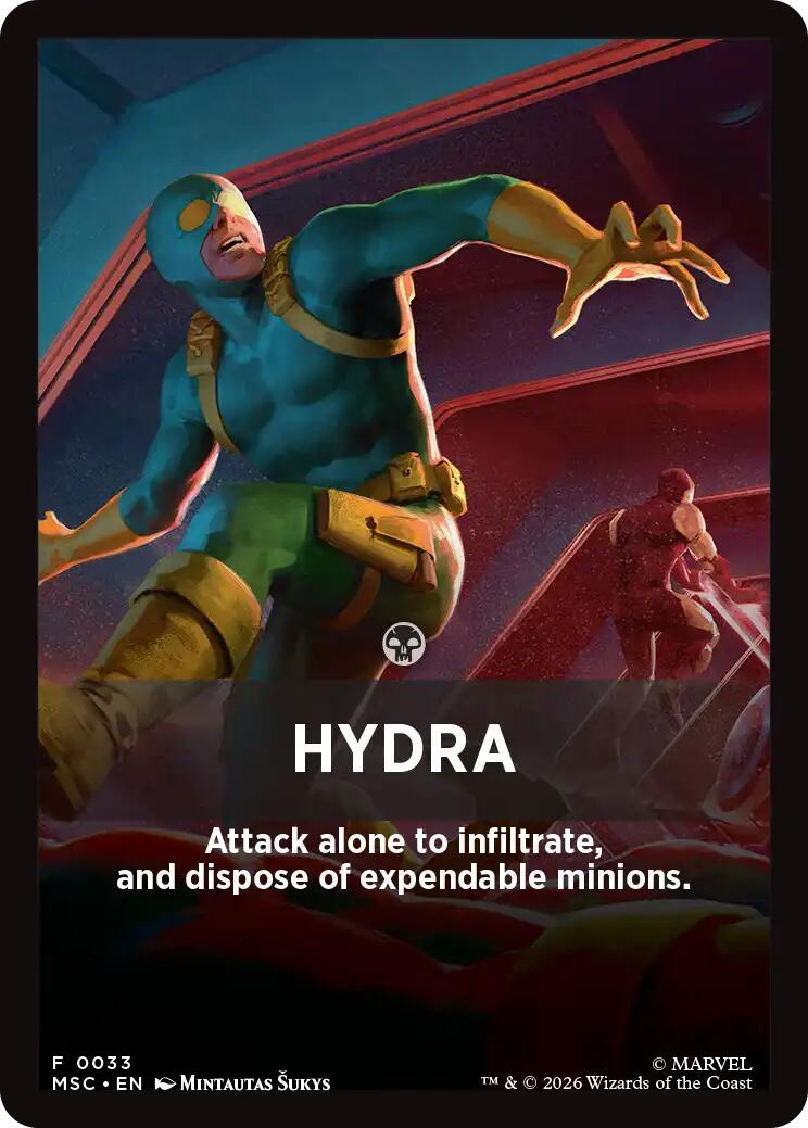 Hydra Theme Card [Marvel Super Heroes Commander] | Exor Games Bridgewater