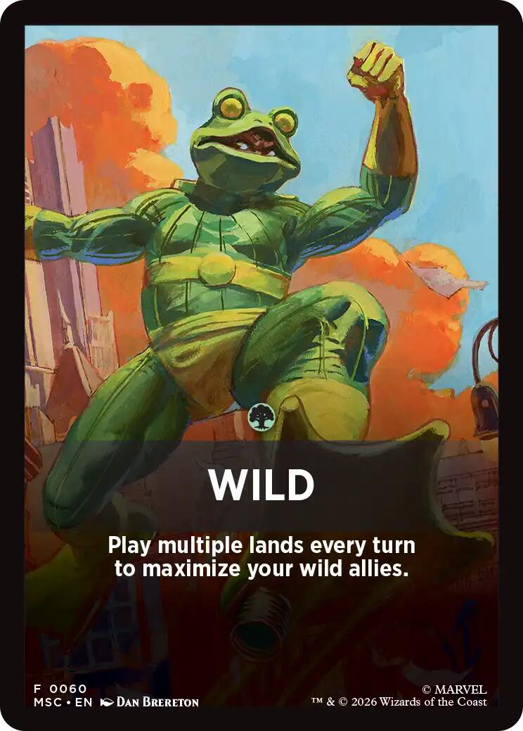 Wild Theme Card [Marvel Super Heroes Commander] | Exor Games Bridgewater