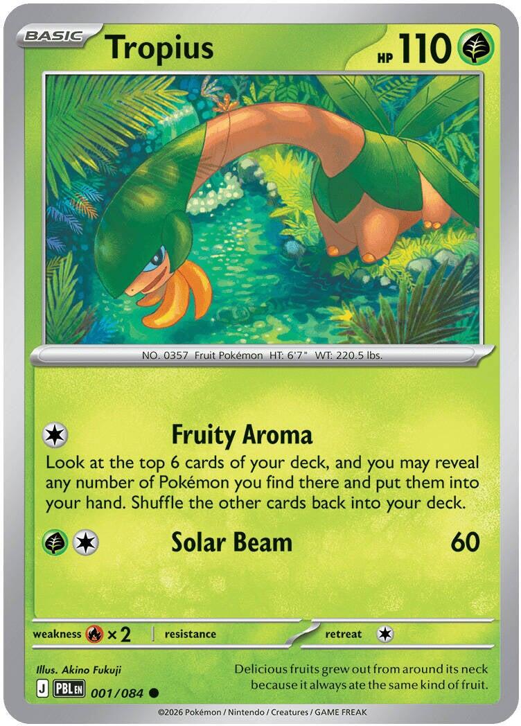 Tropius (001/084) [Mega Evolution: Pitch Black] | Exor Games Bridgewater
