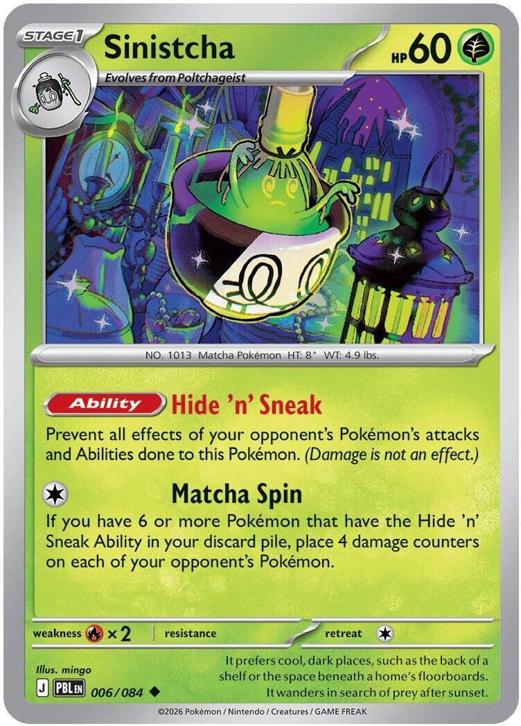 Sinistcha (006/084) [Mega Evolution: Pitch Black] | Exor Games Bridgewater
