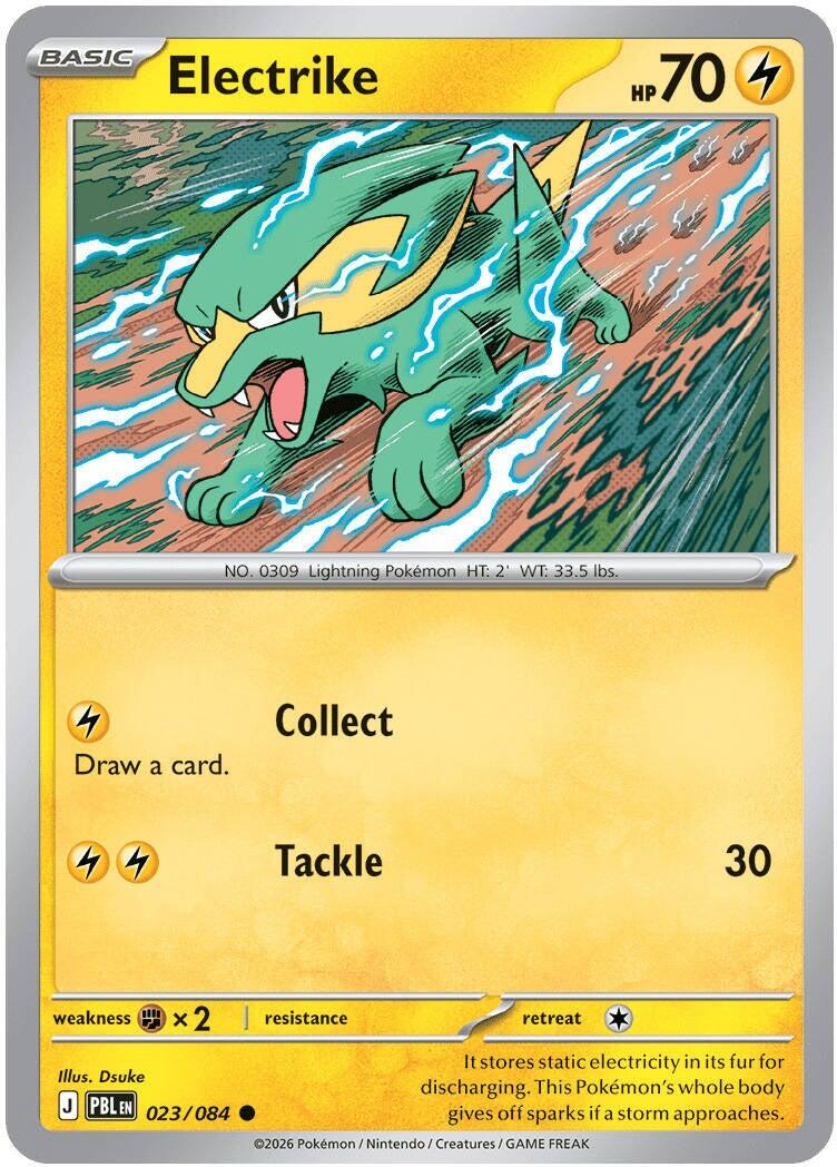 Electrike (023/084) [Mega Evolution: Pitch Black] | Exor Games Bridgewater