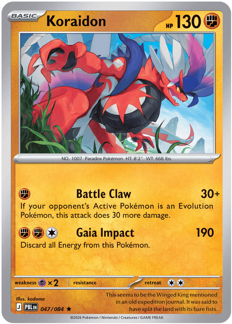 Koraidon (047/084) [Mega Evolution: Pitch Black] | Exor Games Bridgewater