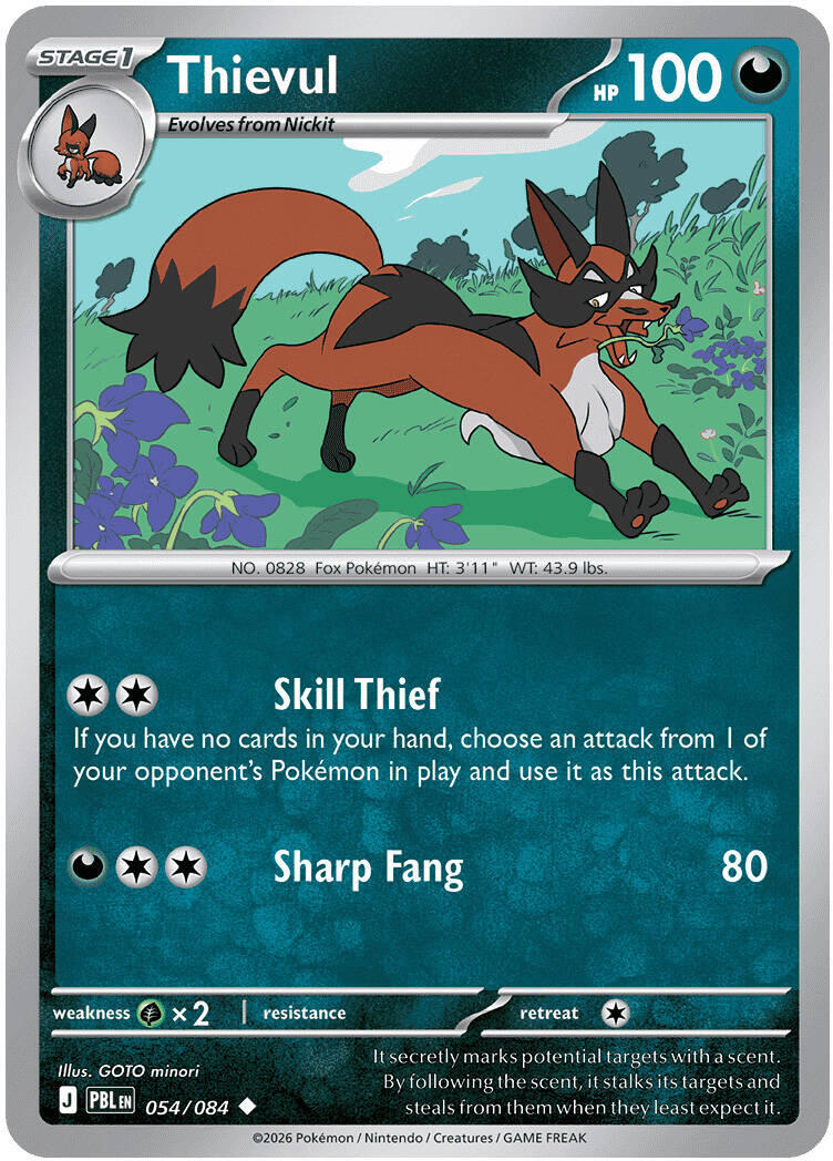 Thievul (054/084) [Mega Evolution: Pitch Black] | Exor Games Bridgewater