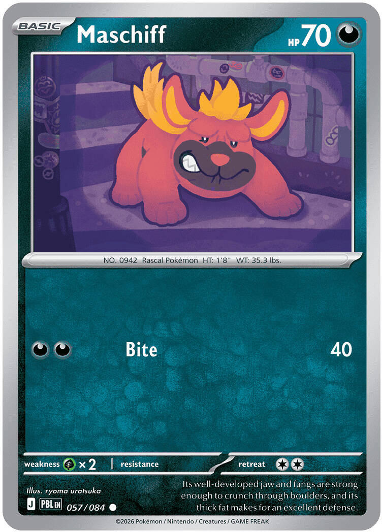 Maschiff (057/084) [Mega Evolution: Pitch Black] | Exor Games Bridgewater