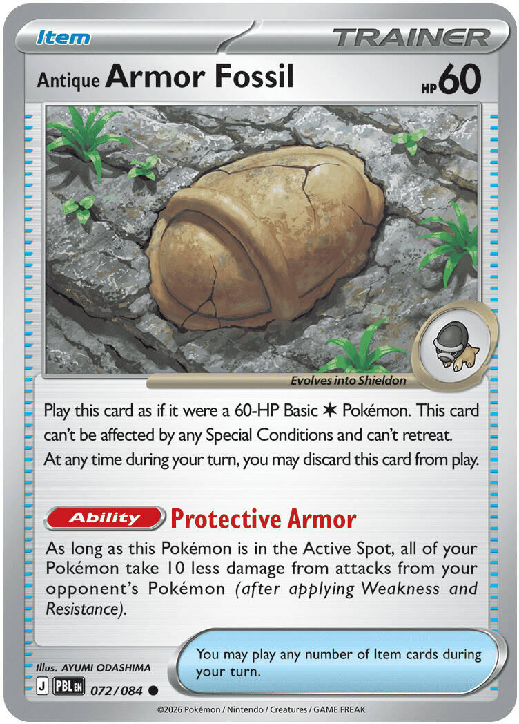Antique Armor Fossil (072/084) [Mega Evolution: Pitch Black] | Exor Games Bridgewater