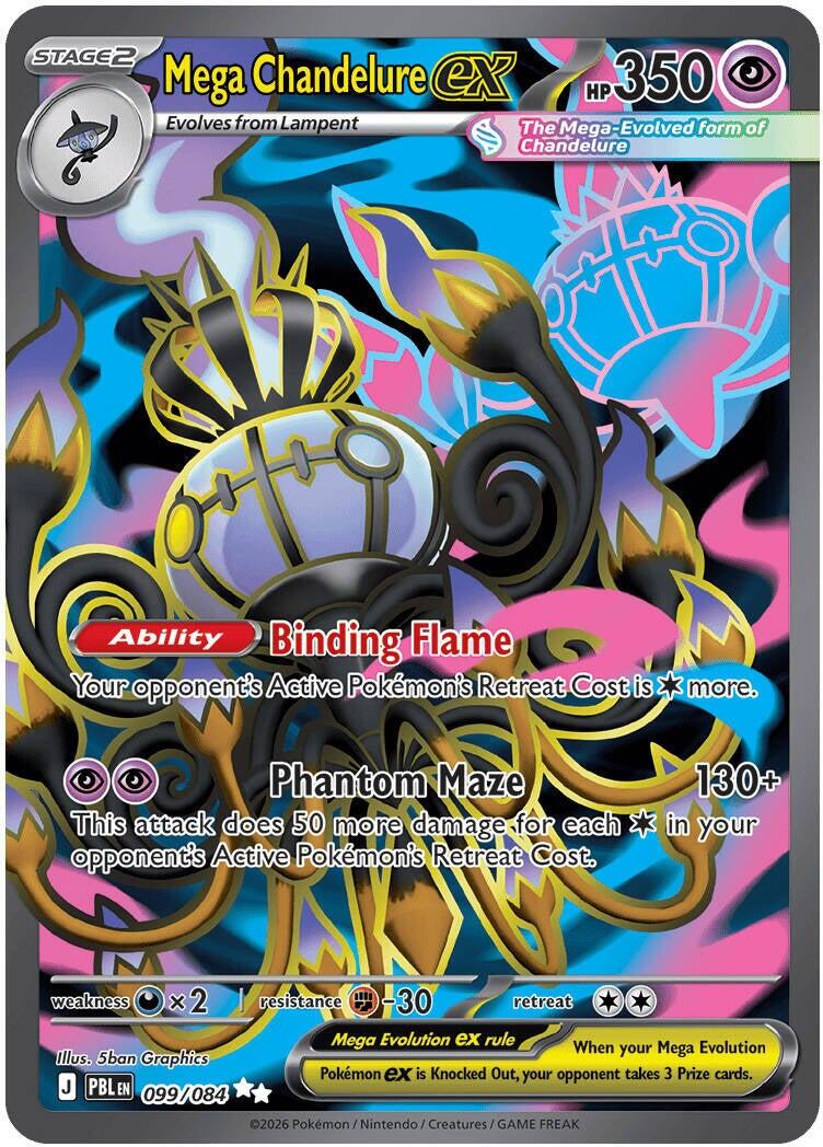 Mega Chandelure ex (099/084) [Mega Evolution: Pitch Black] | Exor Games Bridgewater