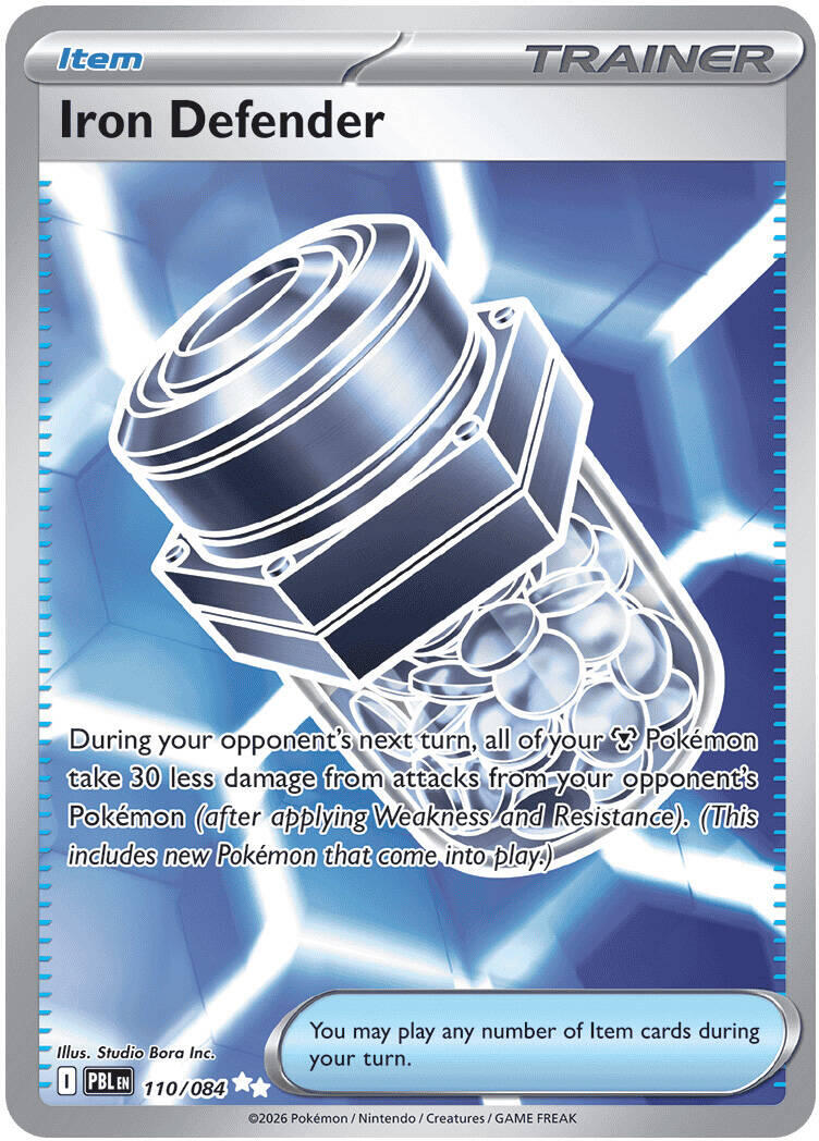 Iron Defender (110/084) [Mega Evolution: Pitch Black] | Exor Games Bridgewater