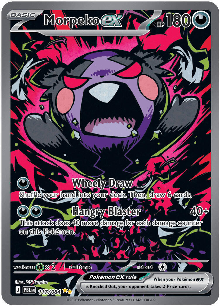 Morpeko ex (117/084) [Mega Evolution: Pitch Black] | Exor Games Bridgewater