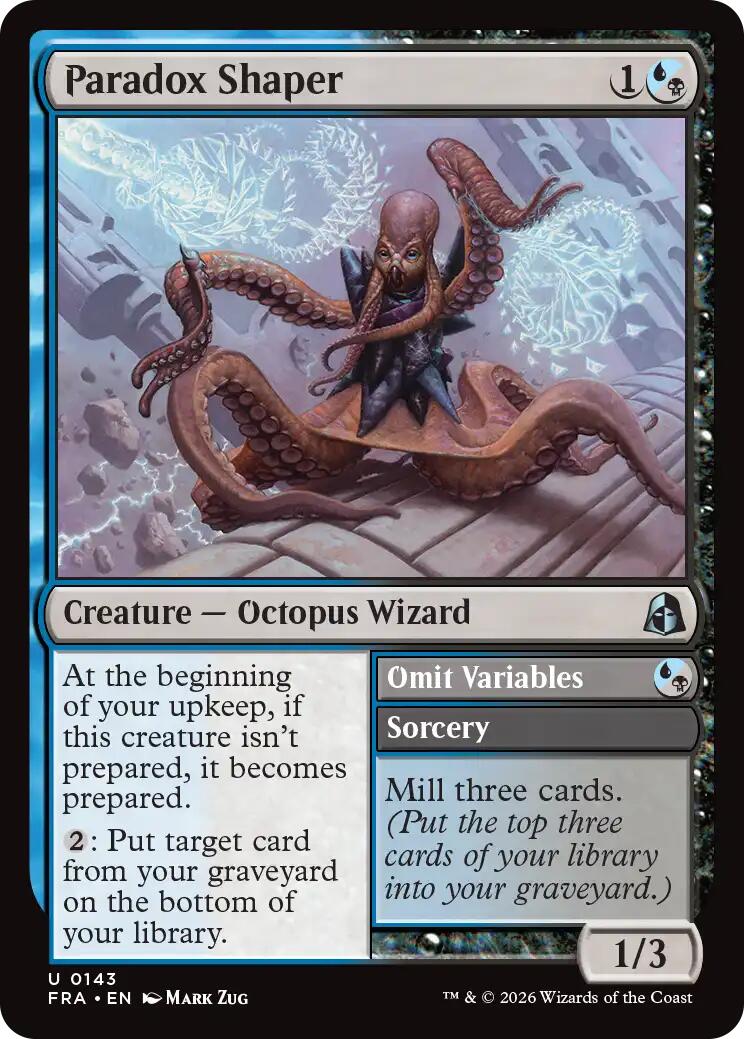 Paradox Shaper // Omit Variables [Reality Fracture] | Exor Games Bridgewater