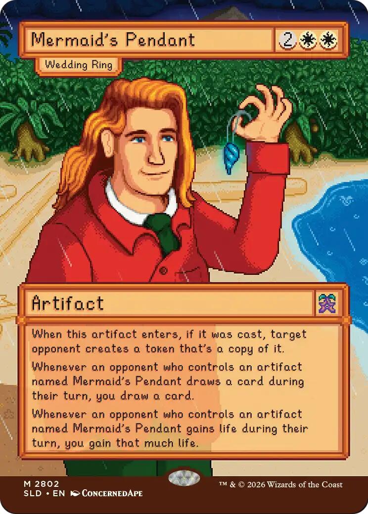 Mermaid's Pendant - Wedding Ring [Secret Lair Drop Series] | Exor Games Bridgewater