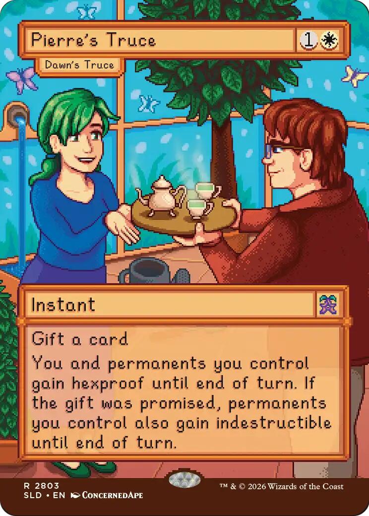 Pierre's Truce - Dawn's Truce [Secret Lair Drop Series] | Exor Games Bridgewater