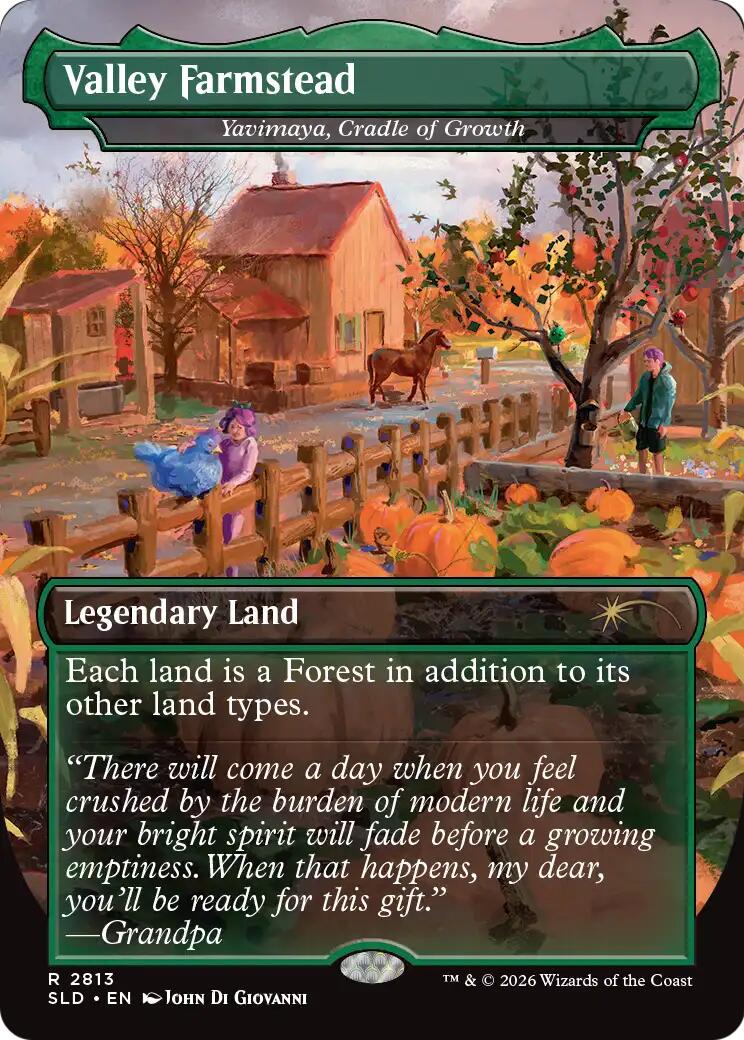 Valley Farmstead - Yavimaya, Cradle of Growth [Secret Lair Drop Series] | Exor Games Bridgewater