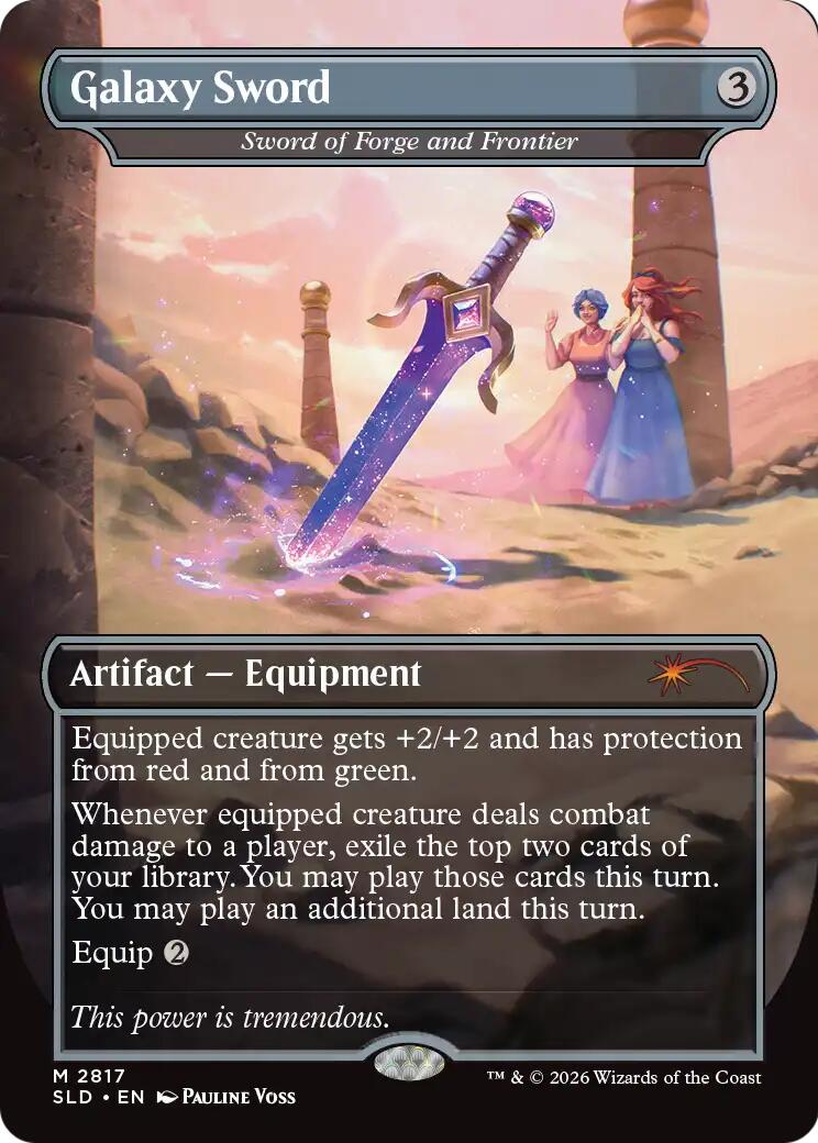 Galaxy Sword - Sword of Forge and Frontier [Secret Lair Drop Series] | Exor Games Bridgewater