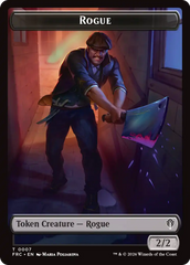Insect // Rogue Double-Sided Token [Reality Fracture Commander Tokens] | Exor Games Bridgewater