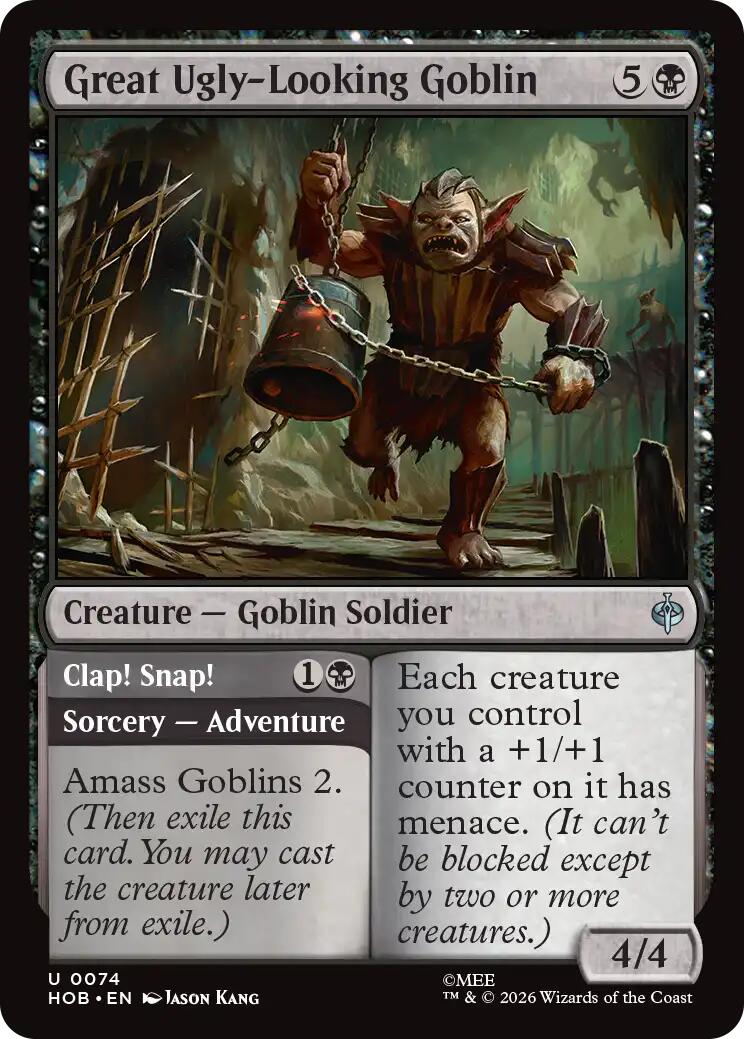 Great Ugly-Looking Goblin (Showcase) (Surge Foil) [The Hobbit] | Exor Games Bridgewater