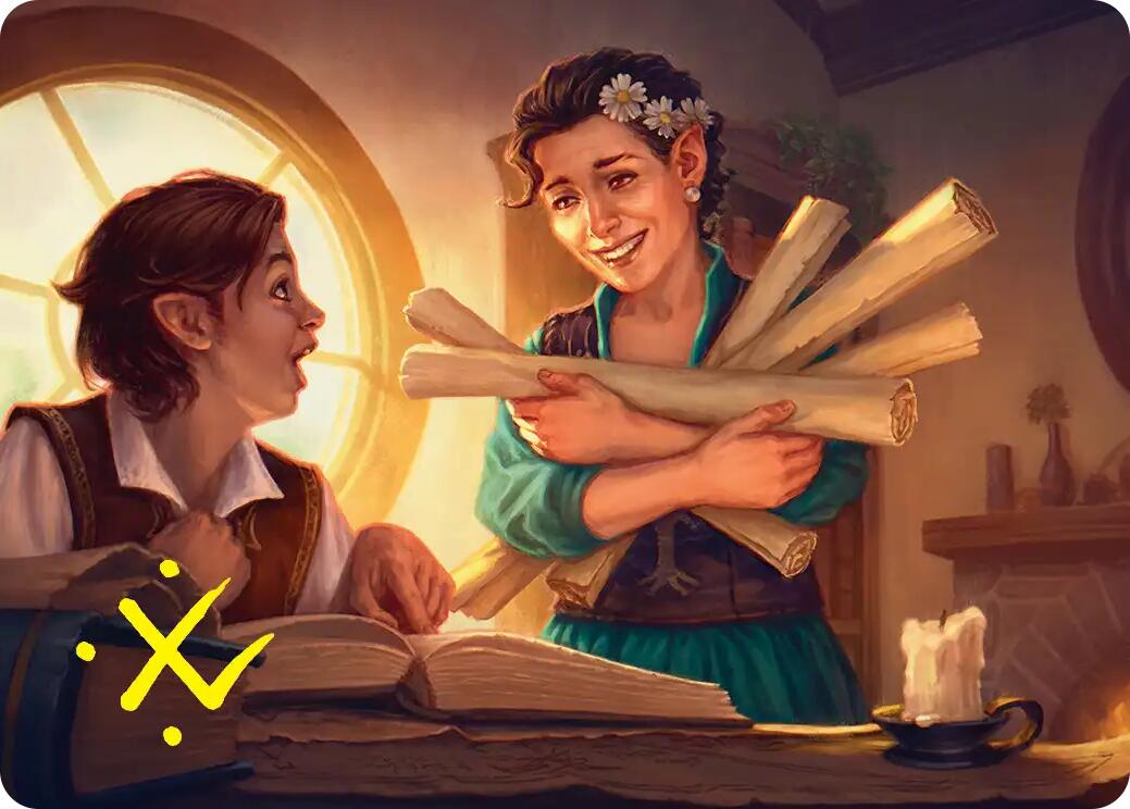 Belladonna Took Art Card (Gold-Stamped Signature) [The Hobbit Art Series] | Exor Games Bridgewater