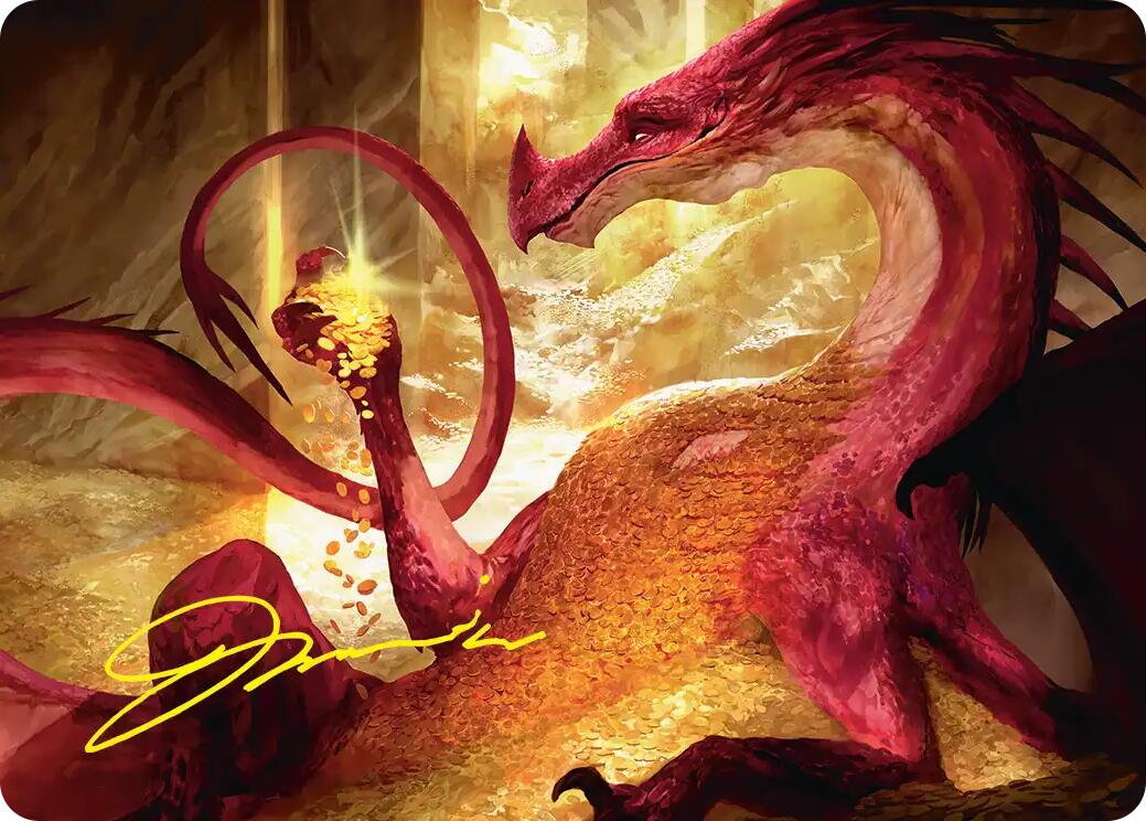 Gleaming Splendor Art Card (Gold-Stamped Signature) [The Hobbit Art Series] | Exor Games Bridgewater