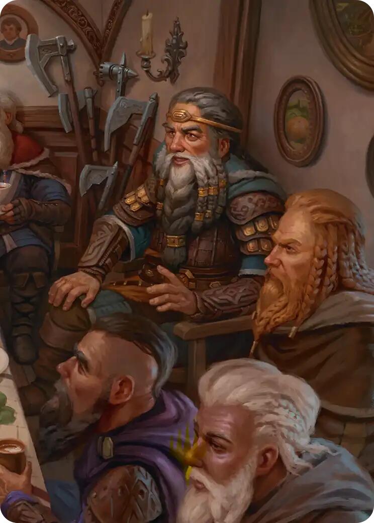 Thorin, King of Durin's Folk Art Card (3/12) [The Hobbit Art Series] | Exor Games Bridgewater