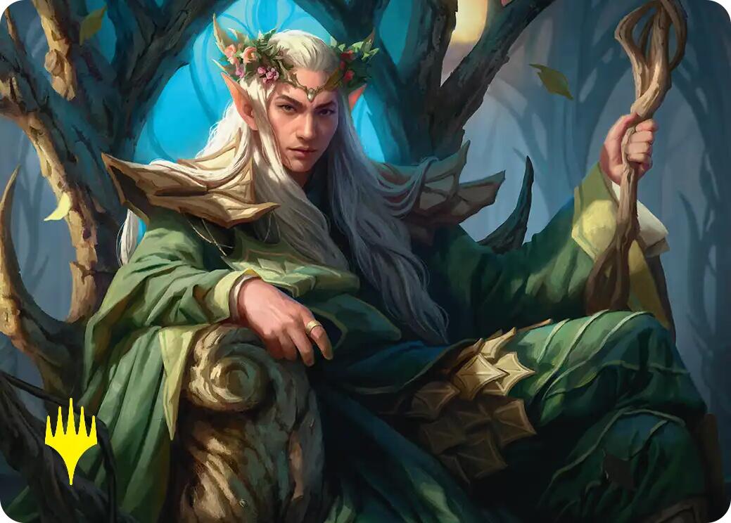 Thranduil, the Elvenking Art Card (Gold-Stamped) [The Hobbit Art Series] | Exor Games Bridgewater