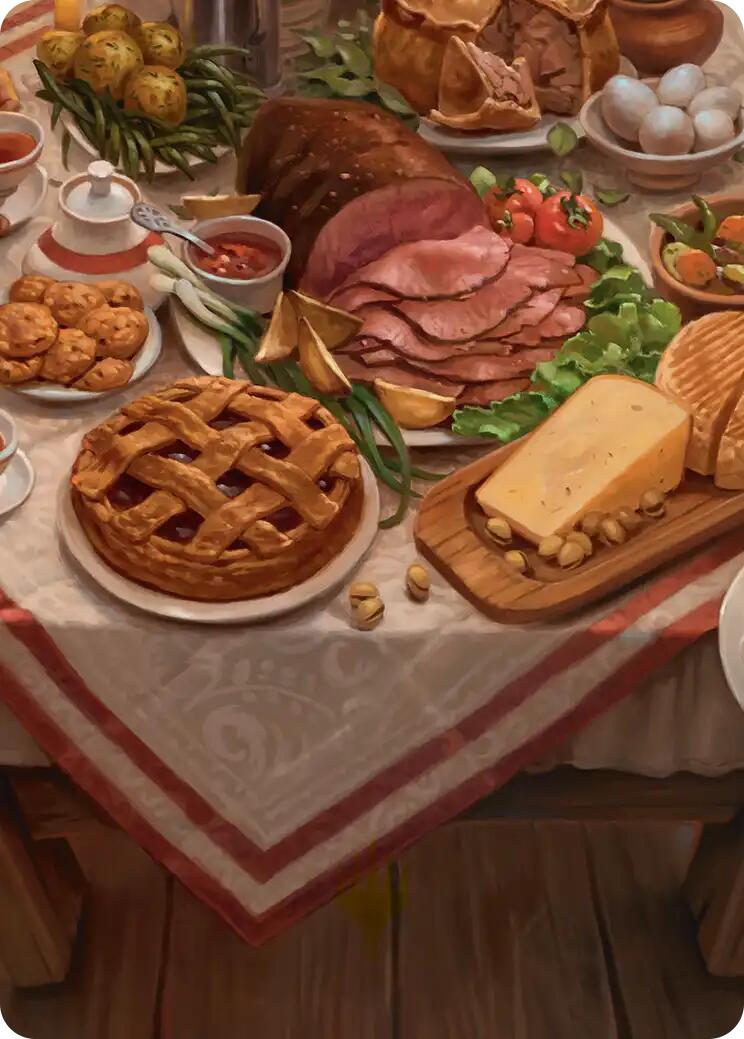Bag End Banquet Art Card (5/12) [The Hobbit Art Series] | Exor Games Bridgewater