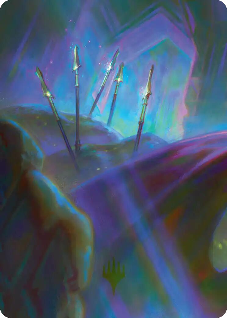 Long-Lost Lances Art Card (7/12) [The Hobbit Art Series] | Exor Games Bridgewater