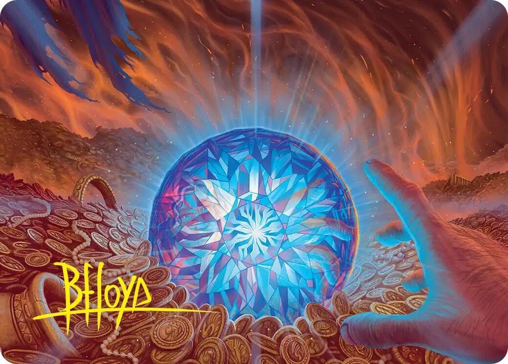 The Arkenstone Art Card (Gold-Stamped Signature) [The Hobbit Art Series] | Exor Games Bridgewater