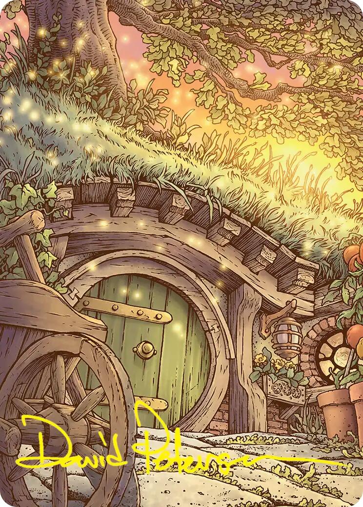 Plains (Summer) Art Card (Gold-Stamped Signature) [The Hobbit Art Series] | Exor Games Bridgewater