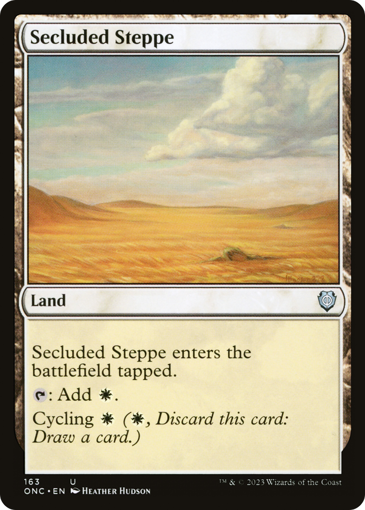 Secluded Steppe [Phyrexia: All Will Be One Commander] | Exor Games Bridgewater