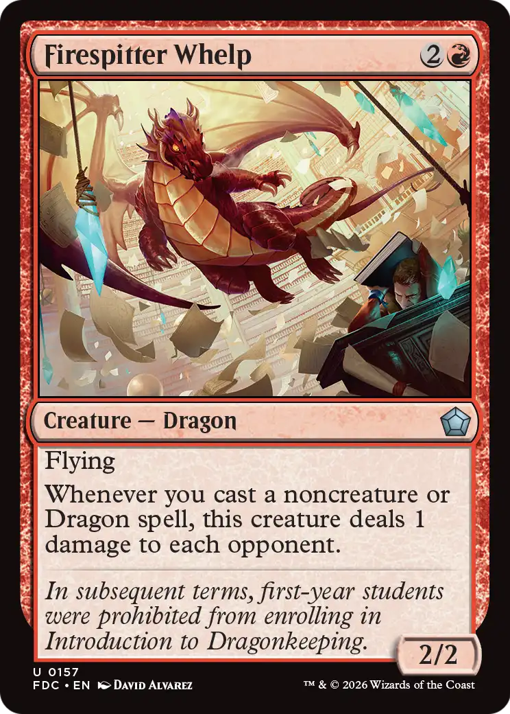 Firespitter Whelp [Foundations Commander] | Exor Games Bridgewater