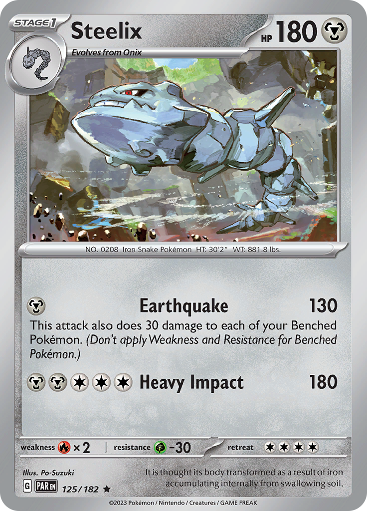 Steelix (125/182) [Scarlet & Violet: Paradox Rift] | Exor Games Bridgewater