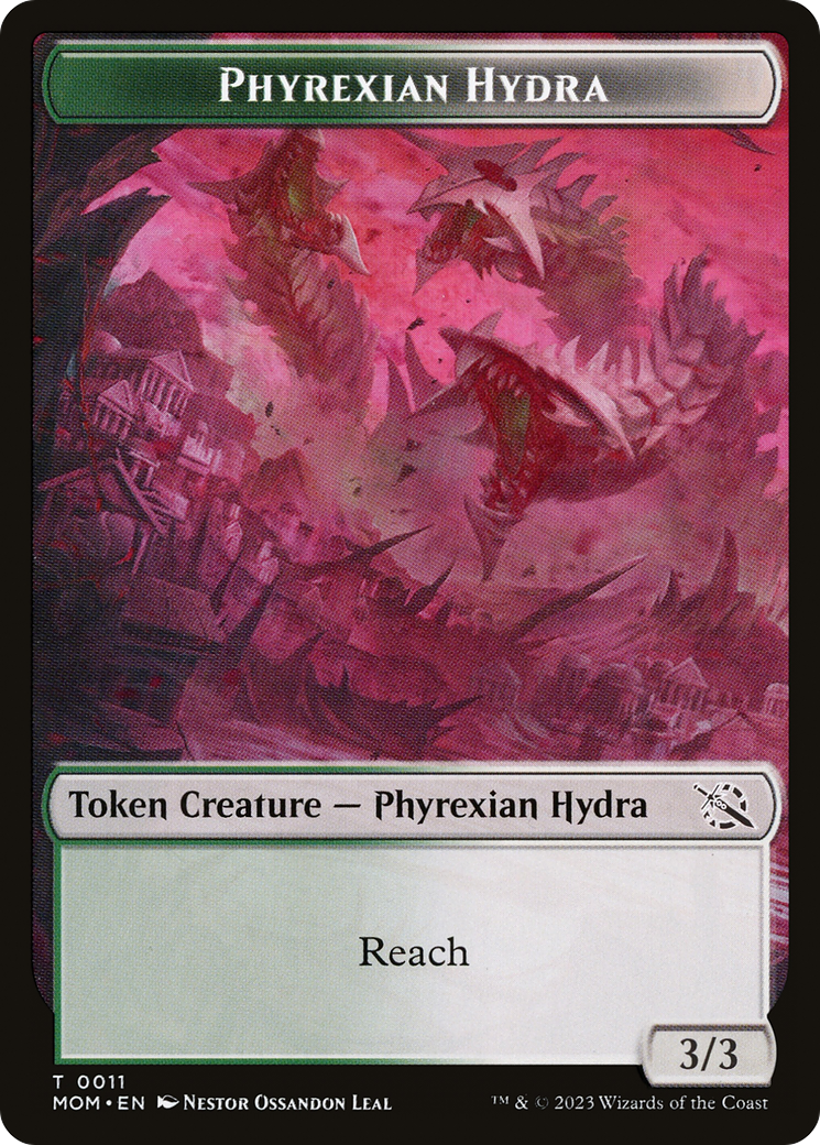 Phyrexian Myr // Phyrexian Hydra (11) Double-Sided Token [March of the Machine Tokens] | Exor Games Bridgewater