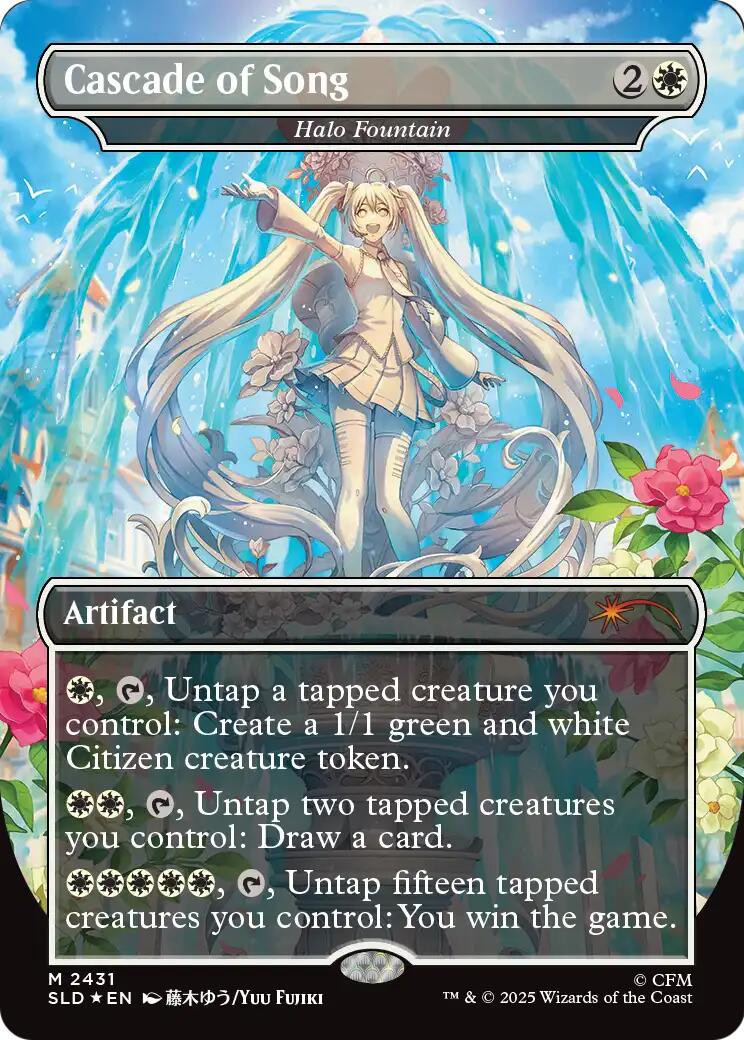 Cascade of Song - Halo Fountain [Secret Lair Drop Series] | Exor Games Bridgewater