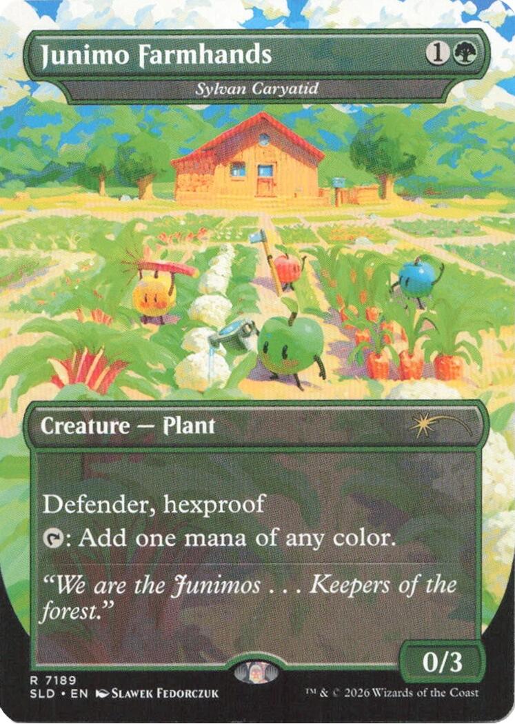 Junimo Farmhands - Sylvan Caryatid [Secret Lair Drop Series] | Exor Games Bridgewater