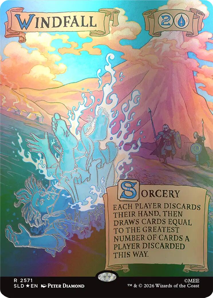 Windfall (2571) (Out Of Sight Foil) [Secret Lair Drop Series] | Exor Games Bridgewater