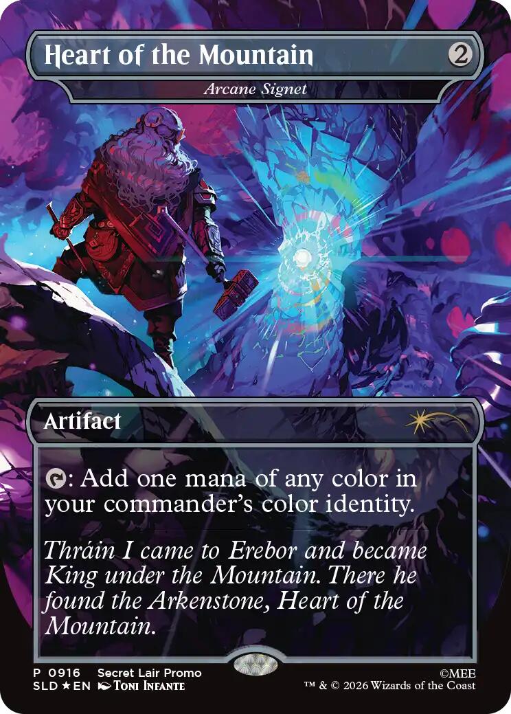 Heart of the Mountain - Arcane Signet [Secret Lair Drop Series] | Exor Games Bridgewater