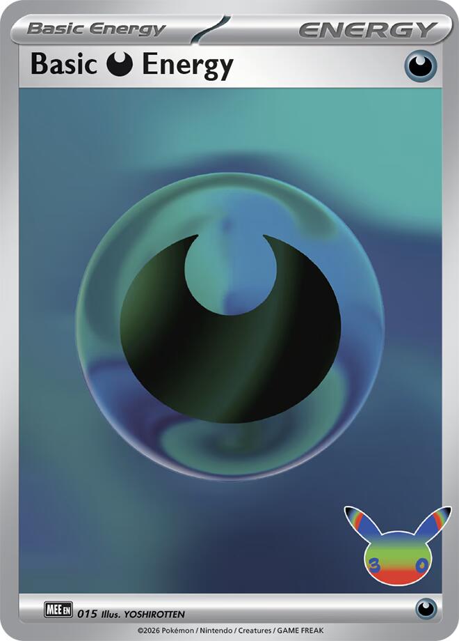 Basic Darkness Energy (015) (30th Celebration) [Mega Evolution Energies] | Exor Games Bridgewater